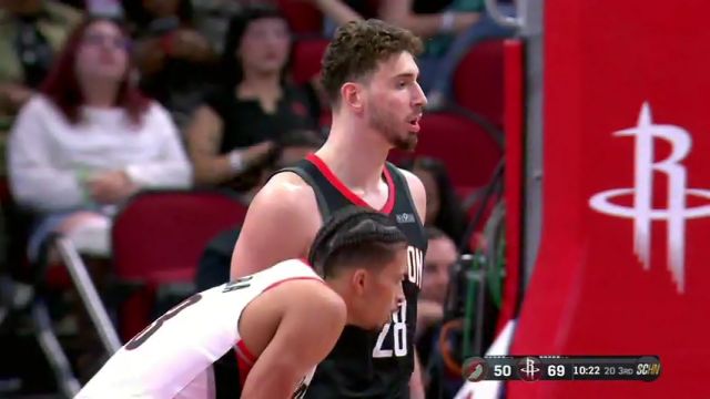 【2024年11月23日】NBA杯小组赛：开拓者vs火箭第3节中文解说录像回放