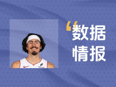  状态不俗！哈克斯半场8中3砍下13分7板3助2断，球队处于落后中 