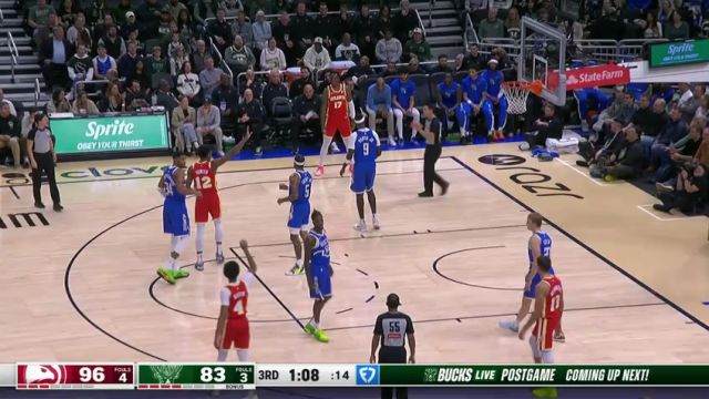 【2024年12月05日】NBA常規(guī)賽：老鷹vs雄鹿第3節(jié)英文解說錄像回放