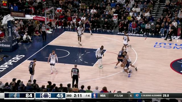 【2024年12月05日 森林狼vs快船集锦】默契连线！迪温琴佐背后妙传沃克跟进劈扣