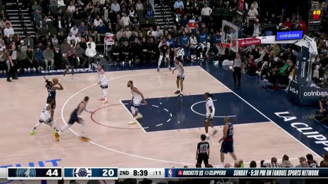 【2024年12月05日 森林狼vs快船集锦】关键时刻挺身而出！海兰德连轰两记三分助队止血