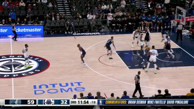 【2024年12月05日 森林狼vs快船集锦】分差扩至30分！康利里突外投连得五分