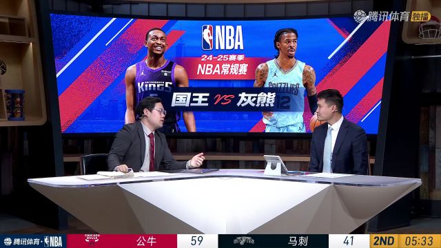 【2024年12月06日】2024/25赛季NBA常规赛：国王 VS 灰熊 全场录像回放