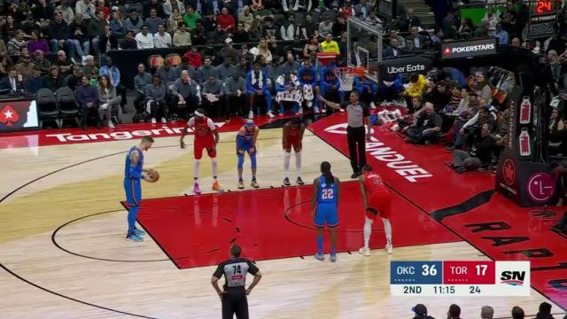 【2024年12月06日】NBA常規(guī)賽：雷霆vs猛龍第2節(jié)中文解說(shuō)錄像回放