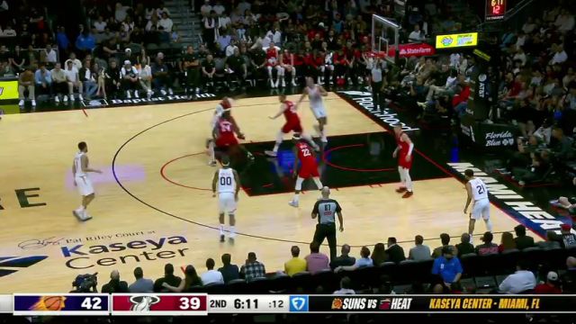 【2024年12月08日】NBA常規(guī)賽：太陽vs熱火第2節(jié)英文原聲錄像回放
