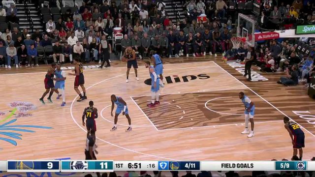 【2024年12月28日】NBA常規(guī)賽：勇士vs快船第1節(jié)英文原聲錄像回放