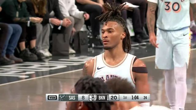 【2024年12月28日】NBA常规赛：马刺vs篮网第1节中文解说录像回放