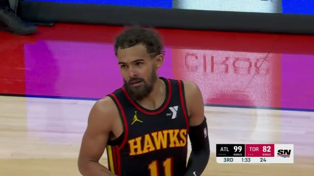 【2024年12月30日】NBA常規(guī)賽：老鷹vs猛龍第3節(jié)英文原聲錄像回放