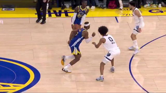 【2025年01月05日】NBA常规赛：灰熊vs勇士第1节英文原声录像回放