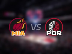 NBA常规赛：热火vs开拓者录像回放(2025年01月12日)