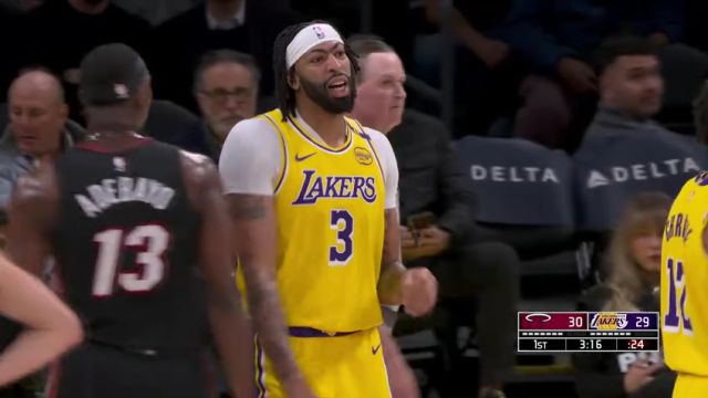 【2025年01月16日】NBA常规赛：热火vs湖人第1节中文解说录像回放