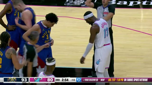 【2025年01月18日】NBA常規(guī)賽：掘金vs熱火第3節(jié)中文解說(shuō)錄像回放