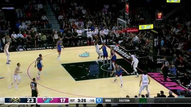 【2025年01月18日】NBA常規(guī)賽：掘金vs熱火第1節(jié)中文解說(shuō)錄像回放