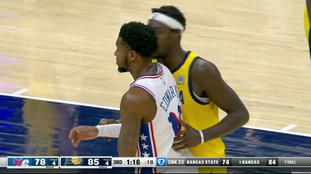 【2025年01月19日】NBA常規(guī)賽:76人vs步行者第3節(jié)英文原聲錄像回放