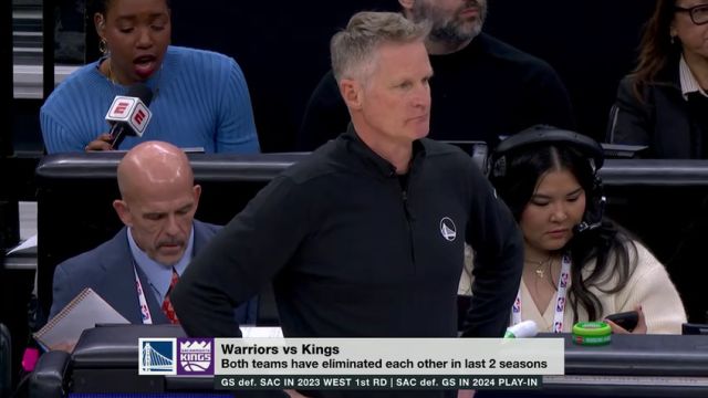 【2025年01月23日】NBA常规赛：勇士vs国王第2节中文解说录像回放