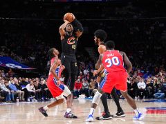 NBA常規(guī)賽：騎士惜敗7連敗76人 米切爾37分丟絕平球喬治30分