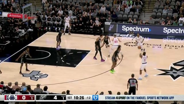 【2025年01月30日】NBA常規(guī)賽：快船vs馬刺第1節(jié)中文解說錄像回放