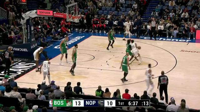 【2025年02月01日】NBA常規(guī)賽：凱爾特人vs鵜鶘第1節(jié)中文解說錄像回放