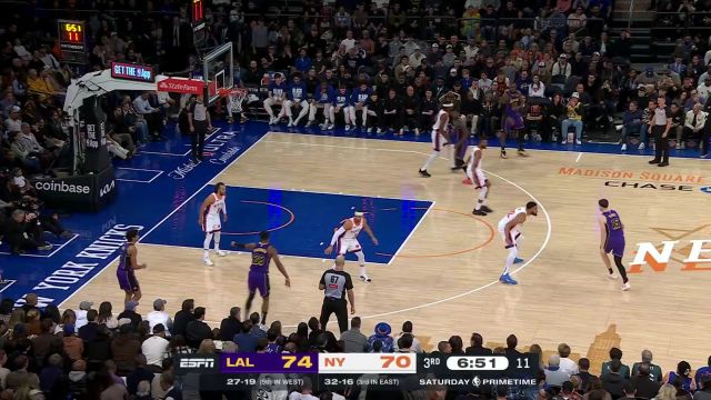 【2025年02月02日】2024/25赛季NBA常规赛：湖人 VS 尼克斯 全场录像回放