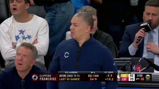 【2025年02月05日 湖人vs快船集錦】NBA常規(guī)賽：湖人vs快船第3節(jié)中文解說回放