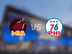 NBA常规赛：热火vs76人录像回放(2025年02月06日)