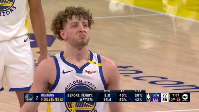 【2025年02月07日】NBA常規(guī)賽：勇士vs湖人第3節(jié)中文解說錄像回放