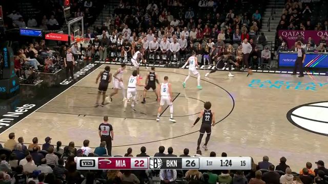 【2025年02月08日】NBA常规赛：热火vs篮网英文原声全场录像回放