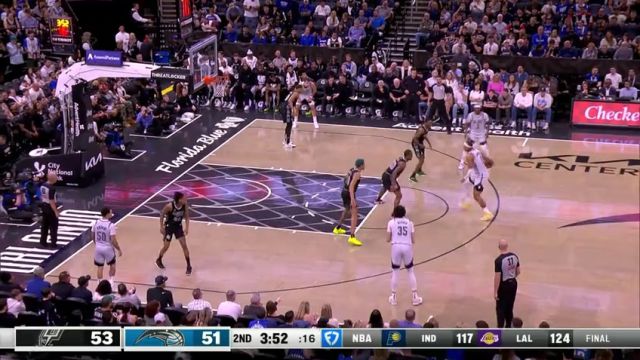 【2025年02月09日】NBA常規(guī)賽：馬刺vs魔術(shù)第2節(jié)中文解說(shuō)錄像回放