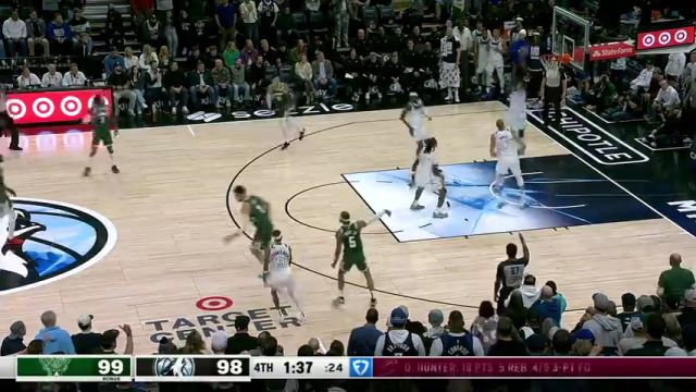 【2025年02月13日】NBA常規(guī)賽:雄鹿vs森林狼第4節(jié)英文原聲錄像回放
