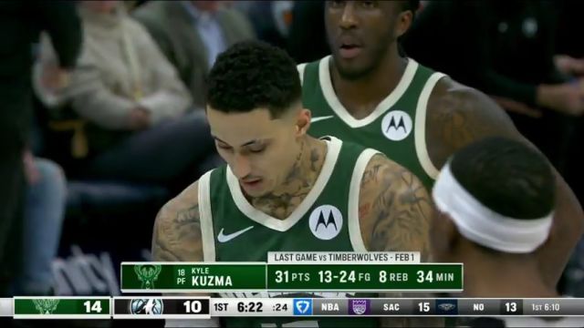 【2025年02月13日】NBA常規(guī)賽:雄鹿vs森林狼第1節(jié)中文解說錄像回放