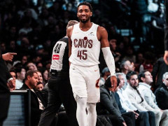 NBA回放全场录像高清：常规赛骑士vs篮网（2月21日）米切尔26+5