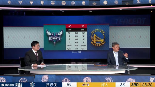 【2025年02月26日】NBA常規(guī)賽：黃蜂vs勇士第3節(jié)中文解說錄像回放