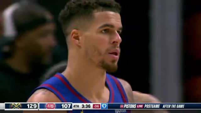 【2025年03月01日】NBA常規(guī)賽：掘金vs活塞第4節(jié)英文原聲錄像回放