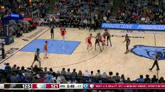 【2025年03月02日】NBA常規(guī)賽：馬刺vs灰熊第4節(jié)中文解說錄像回放