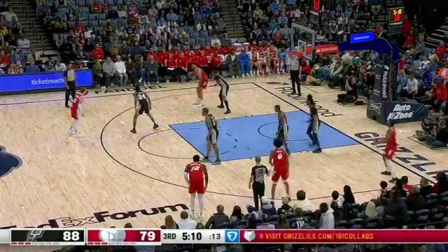 【2025年03月02日】NBA常規(guī)賽：馬刺vs灰熊第3節(jié)中文解說錄像回放