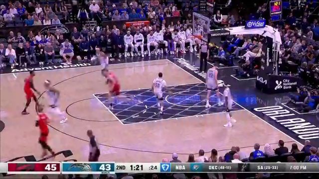 【2025年03月03日】NBA常規(guī)賽：猛龍vs魔術(shù)第2節(jié)英文原聲錄像回放