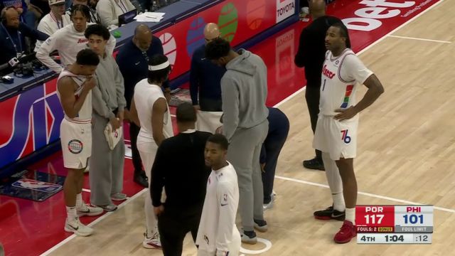 【2025年03月04日】NBA常規(guī)賽:開拓者vs76人第4節(jié)英文原聲錄像回放