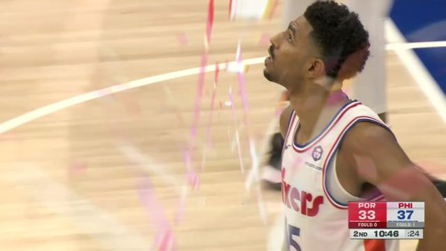【2025年03月04日】NBA常規(guī)賽:開拓者vs76人第2節(jié)英文原聲錄像回放