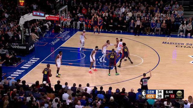【2025年03月05日】NBA常規(guī)賽：勇士vs尼克斯第2節(jié)中文解說錄像回放