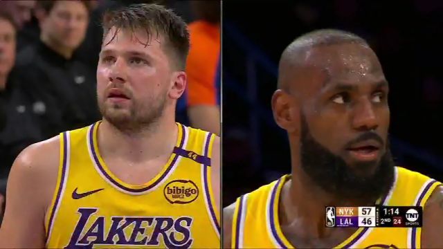 【2025年03月07日】NBA常規(guī)賽：尼克斯vs湖人第2節(jié)中文解說錄像回放