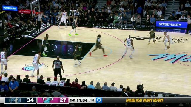 【2025年03月08日 森林狼vs热火集锦】最好的进攻就是防守！爱德华兹成功抢断妙传迪温琴佐大步流星反击暴扣