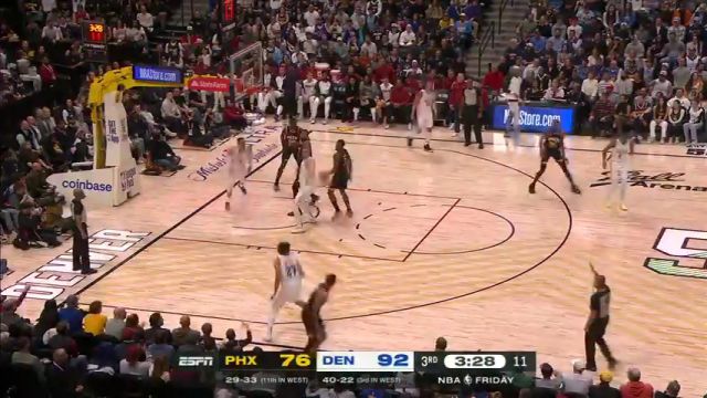 【2025年03月08日】NBA常规赛:太阳vs掘金第3节英文原声录像回放