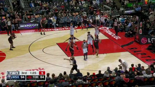 【2025年03月09日】NBA常規(guī)賽：奇才vs猛龍英文原聲全場(chǎng)錄像回放