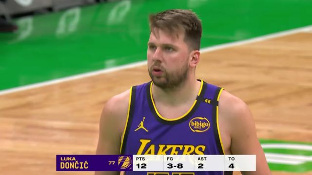 【2025年03月09日】NBA常規(guī)賽：湖人vs凱爾特人第3節(jié)英文原聲錄像回放