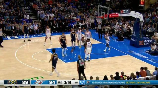 【2025年03月11日】NBA常規(guī)賽:掘金vs雷霆第3節(jié)英文原聲錄像回放