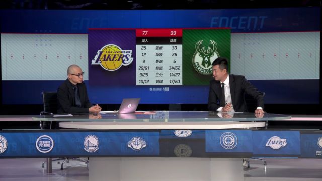 【2025年03月14日】NBA常规赛：湖人vs雄鹿第3节中文解说录像回放