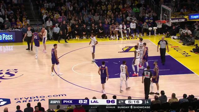 【2025年03月17日】NBA常規(guī)賽:太陽(yáng)vs湖人第4節(jié)英文原聲錄像回放