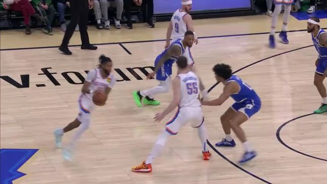【2025年03月17日】NBA常規(guī)賽：雷霆vs雄鹿第2節(jié)英文原聲錄像回放