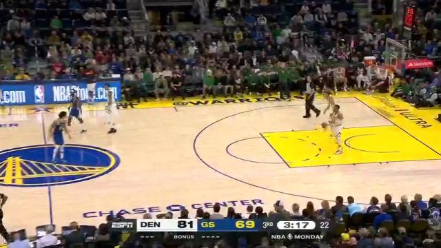 【2025年03月18日】NBA常規(guī)賽：掘金vs勇士第3節(jié)中文解說(shuō)錄像回放