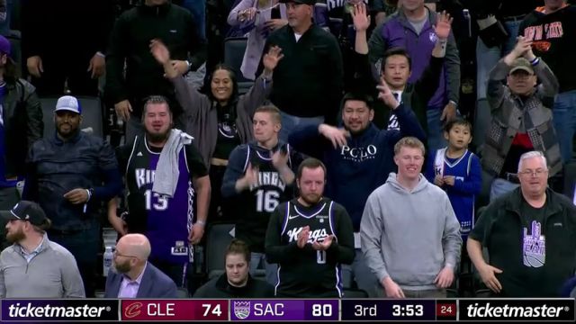 【2025年03月20日】NBA常規(guī)賽：騎士vs國王第3節(jié)中文解說錄像回放